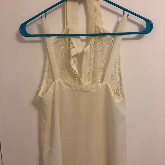 Ivory Cutout Blouse - Picture 3 of 3